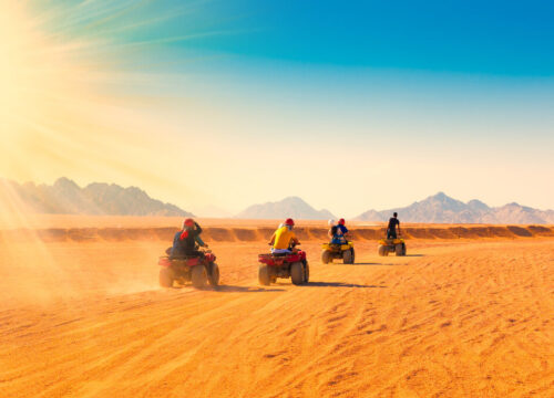 Poranna wycieczka safari na quadach w Hurghadzie