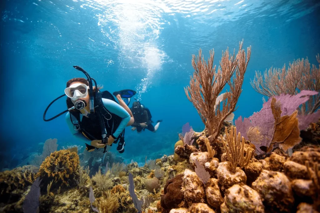 Najlepsze rodzinne wycieczki w Egipcie z FunnyPicnic – pomysły na wakacje z dziećmi 2 Woman Scuba Diving