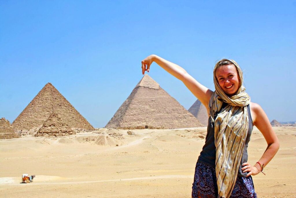 At the Pyramids Alex from The Wayfaring Voyager 1200x800 1