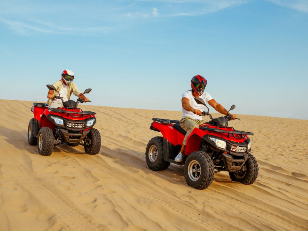 Sunset Desert Safari Excursion by ATV Quad from Marsa Alam