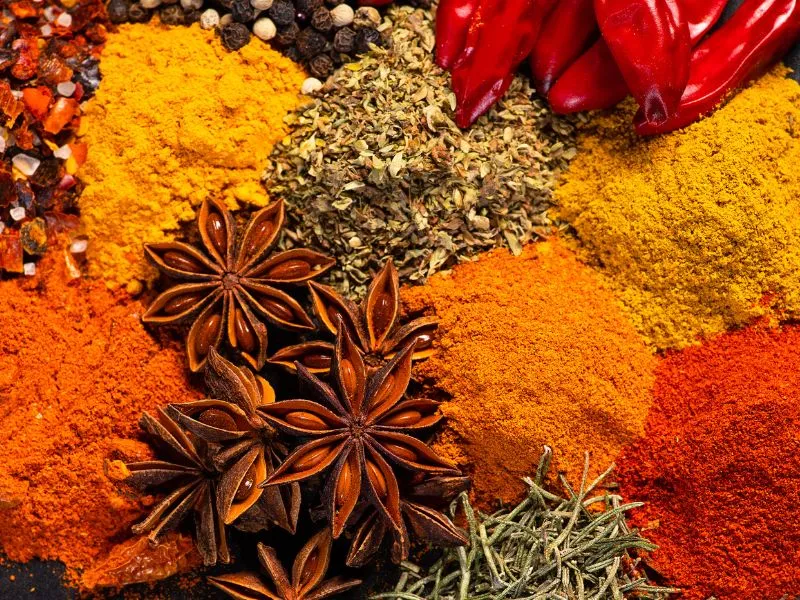 hierbas aromaticas y especias