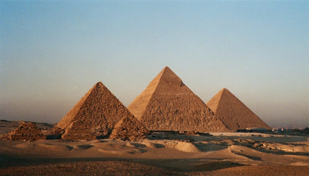 pyramids with giza